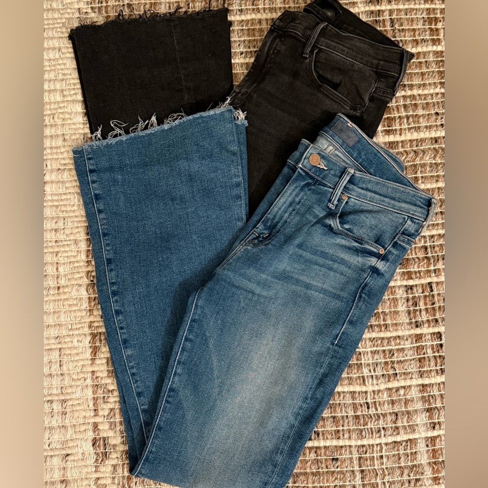 Mother Weekender Fray Lot of 2 Denim Jeans